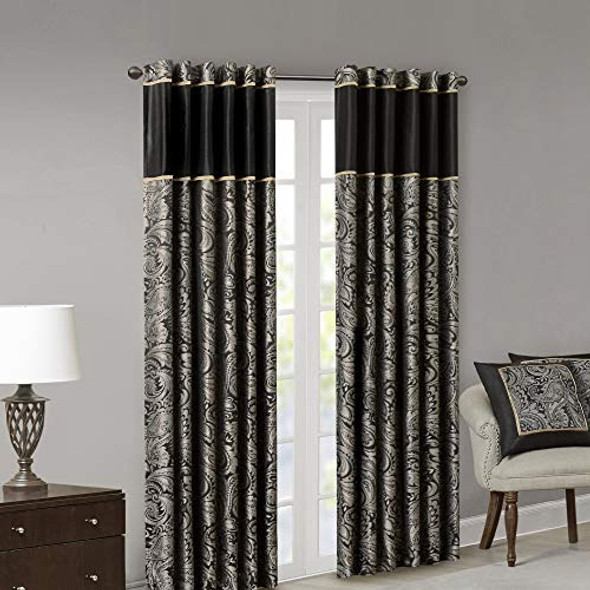 Cortinas Negras Para Sala De Estar, Cortinas Tradicionales P 1