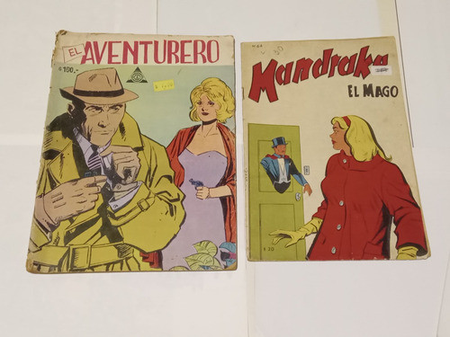 2 Revistas Mandrake El Mago N° 64 - El Aventurero N° 7 0