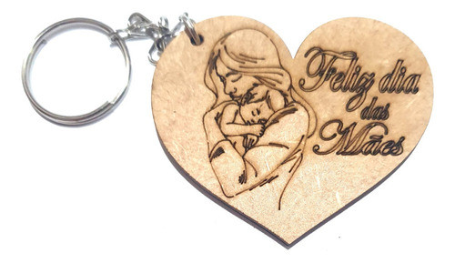 110 X Chaveiro Personalizado Dia Das Maes Lembrancinha Cru 0