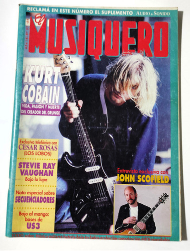 Revista El Musiquero Nro 97 Nirvana Cobain Cesar Rosas Lobos 0