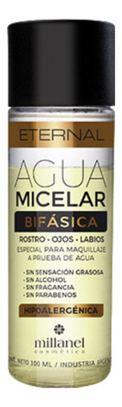 Agua Micelar Bifásica Eternal Desmaquillante Millanel 0 Agua Micelar Bifásica Eternal Desmaquillante Millanel 0