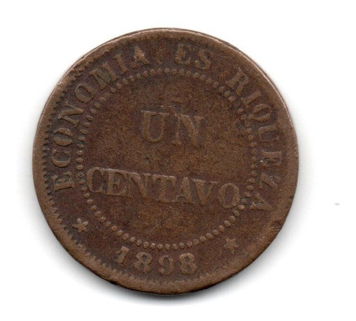 Chile Moneda 1 Centavo Año 1898 Km#146a 0