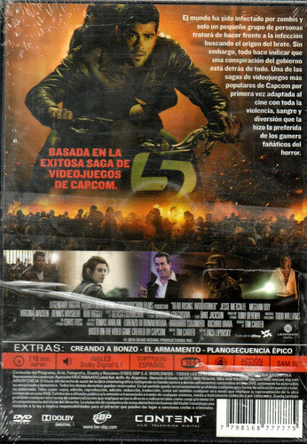 Dead Rising Watchtower - Dvd Nuevo Original Cerrado - Mcbmi 1