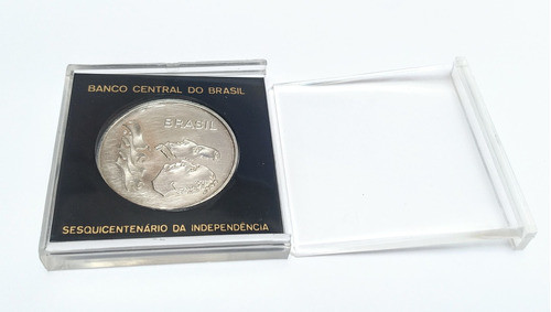 2 Moedas Sesquicentenário Independência Leia Descrição 0