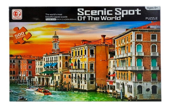 Puzzle 500 Pzs Gran Canal De Venecia 88036 1584467 Shine 0