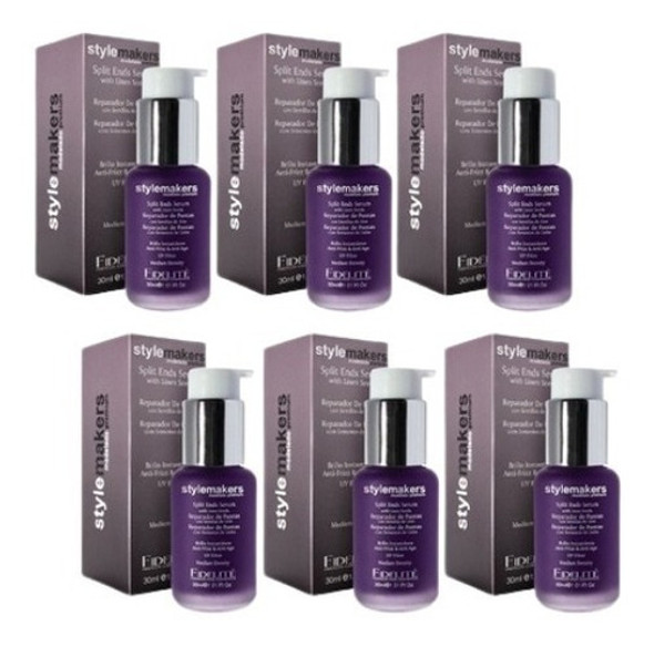 Reparador De Puntas Fidelitè Semilla De Lino X 30ml X 6 Unid 0