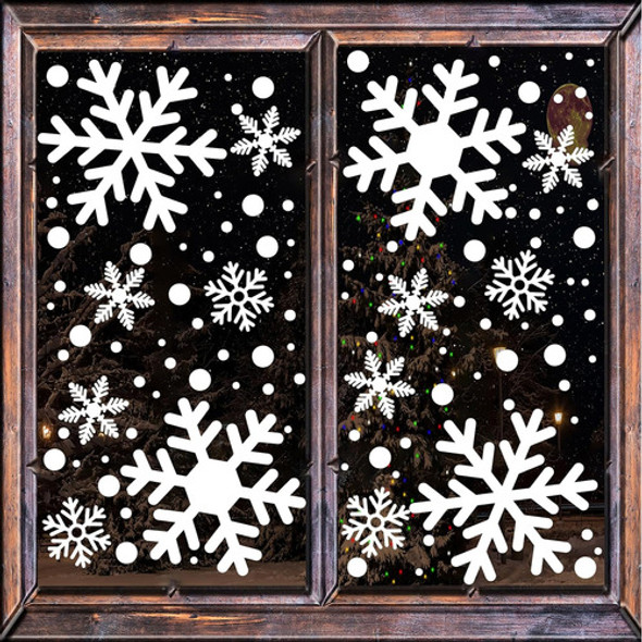 Calcomanías Reutilizables Copos Nieve Para Ventana 10 Hojas 0 Calcomanías Reutilizables Copos Nieve Para Ventana 10 Hojas 0