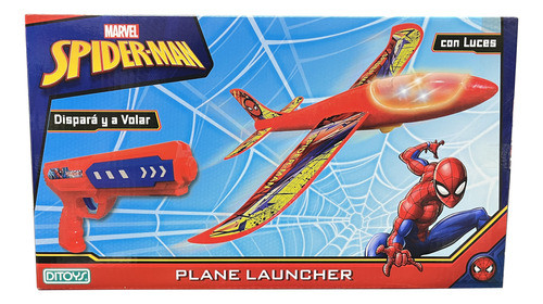 Spiderman Pistola Lanza Aviones Con Luces Cod 2580 0