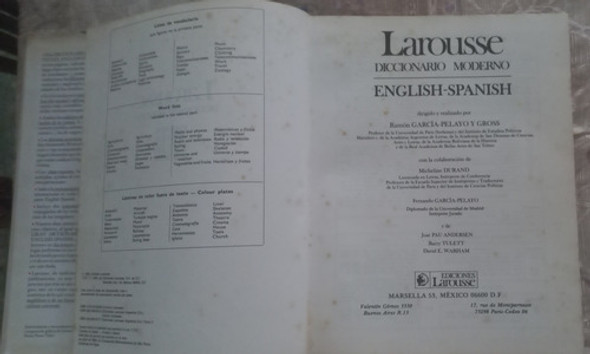 Diccionario Moderno Larousse Español-ingles /english-spanish 1 Diccionario Moderno Larousse Español-ingles /english-spanish 1