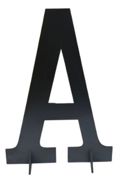 3 Letras 60cm Em Mdf 3mm Preto Festas Fachadas Decoração 1