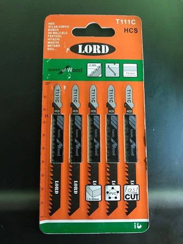 Hoja De Sierra X5 Caladora T111c Hcs Para Madera 1