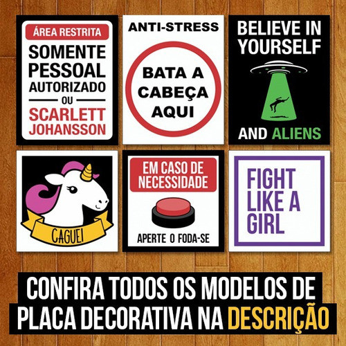 Placa Decorativa Nerd - Abdução Alienígena 1