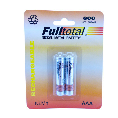 2 Pilas Aaa Recargables 800 Mah Juguetes Controles Luces 0