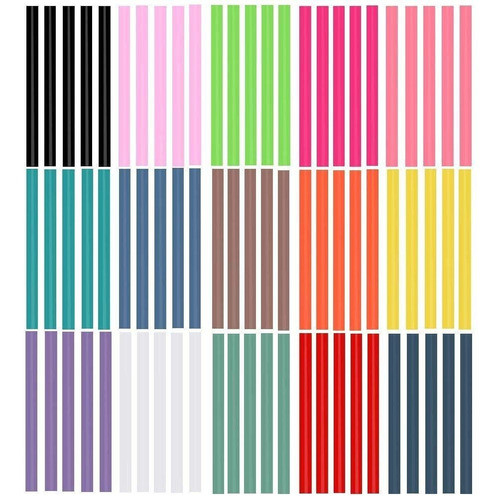 Varillas De Pegamento Caliente 75 Piezas 15 Colores 0