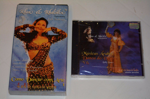 Dança Do Ventre - Lulu Sabongi Dançar Com Arte 1 Vhs+cd No 6 0