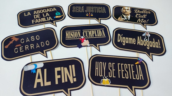 Props Recibida Abogacia Deco Cartelitos Abogada X8u 0 Props Recibida Abogacia Deco Cartelitos Abogada X8u 0