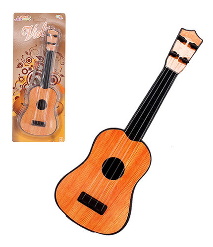 Violão Musical Grande 39cm 4 Cordas Meu Ritmo Brinquedo 0