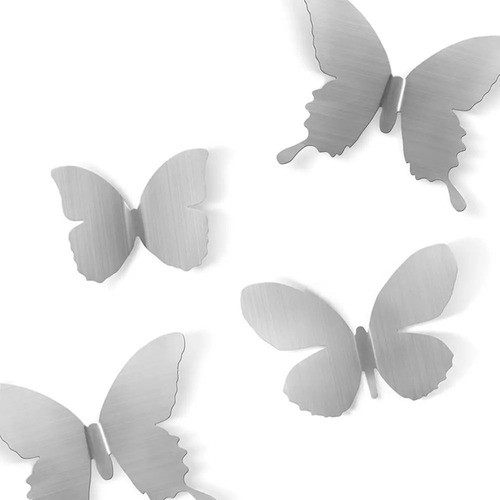 Decoración Pared Nickel X9 Metal Mariposa 0