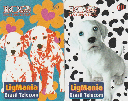 Cartão Telefônico - Série 102 Dalmatas Lote 50 Ud - Ab8 0