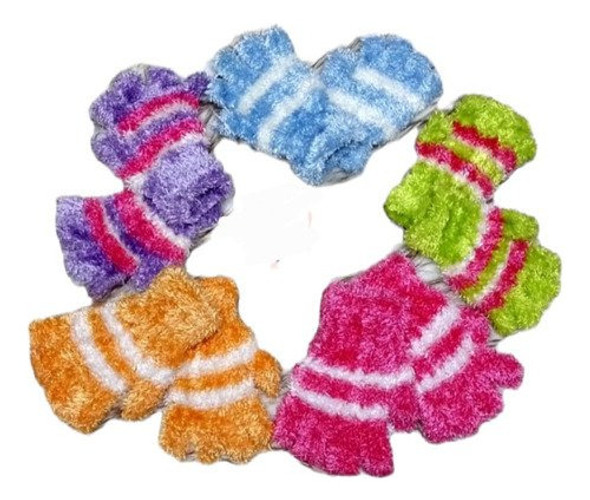 Guantes Sin Dedo De Dama De Chanille 0 Guantes Sin Dedo De Dama De Chanille 0
