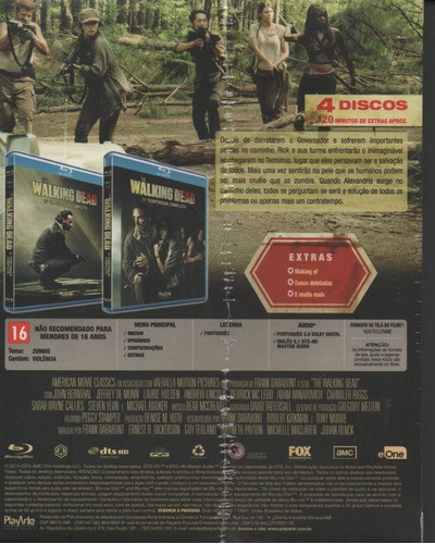 Blu-ray The Walking Dead 5ª Temporada Completa - Lacrado 1