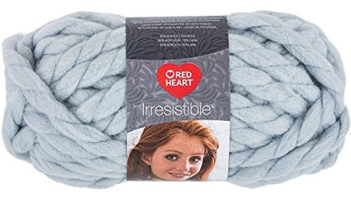 Red Heart Irresistible Yarn-silver 0