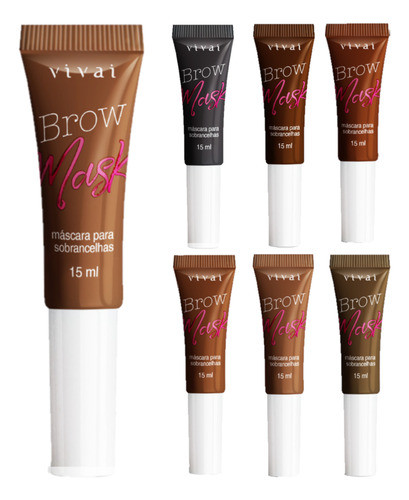 6 Brow Mask Para Sobrancelha 2070.1.1 - Kit Vivai Atacado J 0