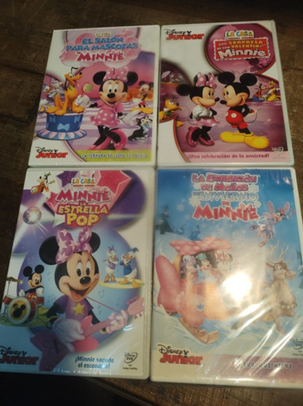 Minnie Mickey Walt Disney 4 Dvds Nuevos Sellados 0 Minnie Mickey Walt Disney 4 Dvds Nuevos Sellados 0