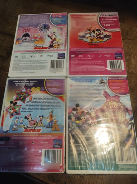 Minnie Mickey Walt Disney 4 Dvds Nuevos Sellados 1 Minnie Mickey Walt Disney 4 Dvds Nuevos Sellados 1