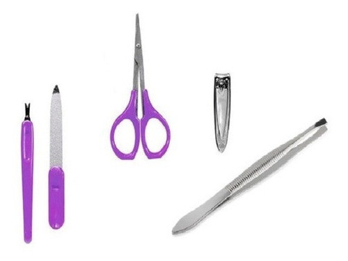 Kit Manicure 5 Peças Lindo Pratico Portatil 0