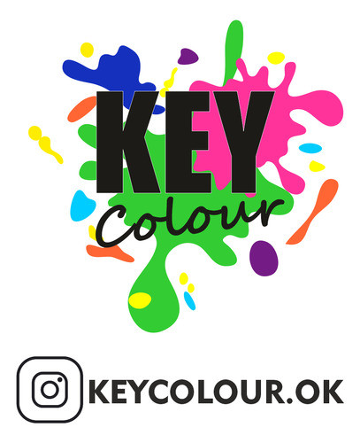 Tinta Para Sellos Key Colour 100cc X5 Unidades Surtidas 1