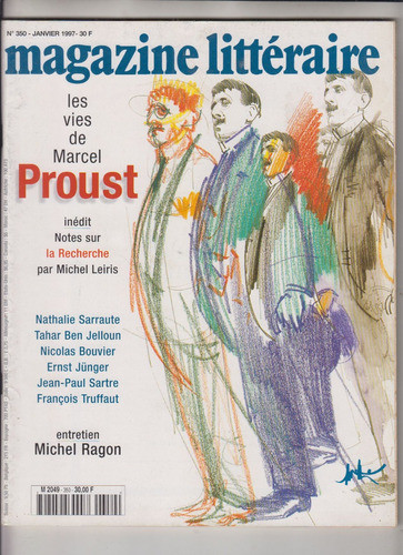 Magazine Litteraire 350 Dossier Marcel Proust Francia 1997 0