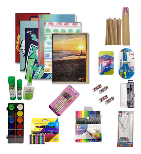 Kit De Útiles Escolares - Completo - Comprá 1 Vez En El Año 0