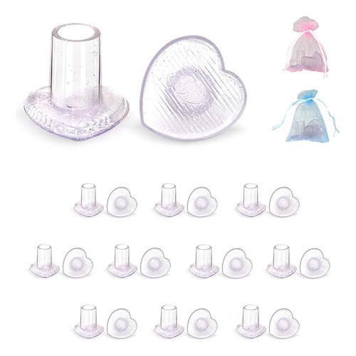 Protectores Para Tacos De Zapatos Mujer Pack 10 Pares S Y M 0