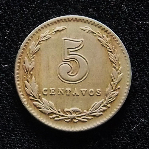 Argentina 5 Centavos 1919 Muy Bueno Cj 150 1