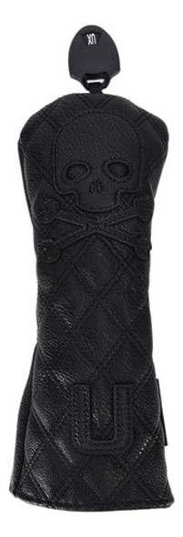 Capas De Cabeça De Madeira De Golfe De Couro Pu, Caveira De 1