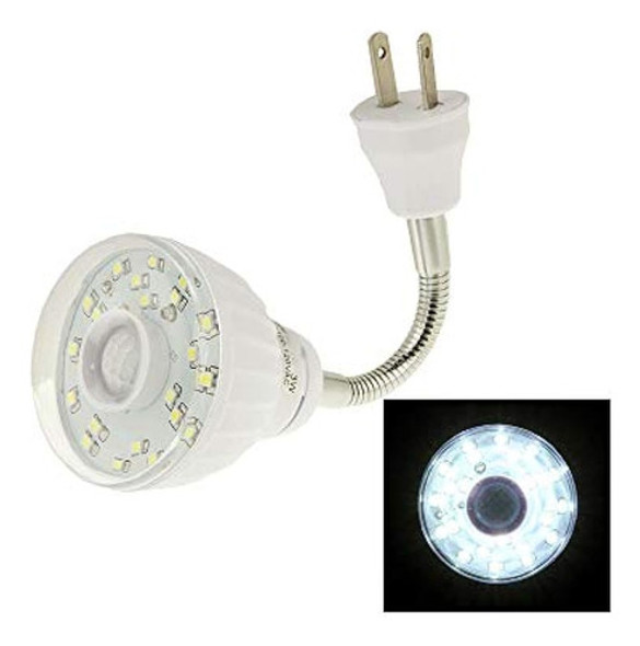 Luz Nocturna Led Activada Por Movimiento Para Enchufe De Sal 0