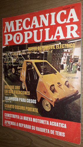 Revista Mecanica Popular Octubre 1974 0