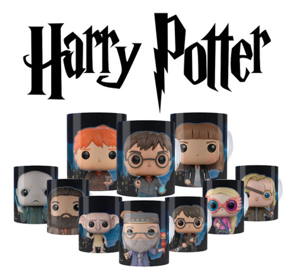25 Tazas Personalizadas Sublimadas Plasticas Harry Potter 0