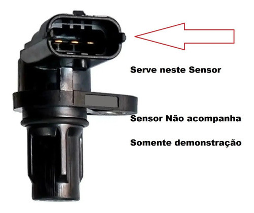 Conector Chicote Sensor Fase Fiat 500 Doblô Linea Idea Mobi 1
