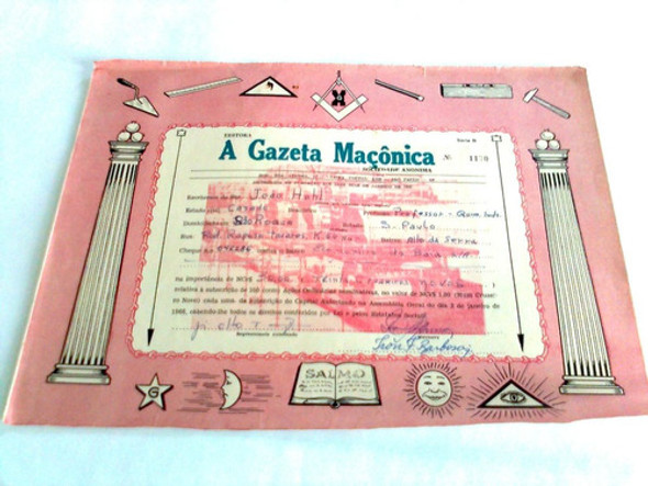 Gazeta Maçônica  Ano 1968 0 Gazeta Maçônica  Ano 1968 0