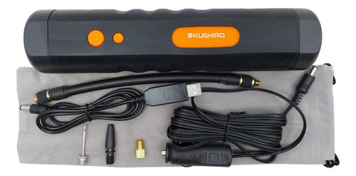 Inflador Electrico Kushiro Digital 12v Usb Linterna 1
