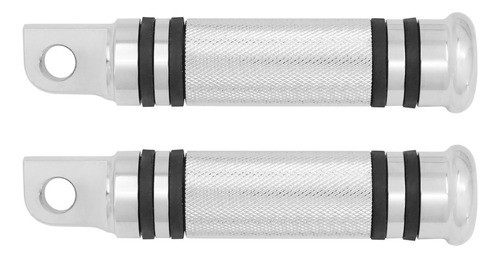 Motocicleta Traseira Male Mount Foot Pegs Pedal Chrome Para 1