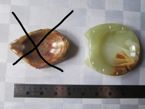 Antiguos Ceniceros De Mármol 0