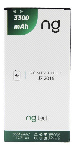 Bateria Para Samsung J7 2016 J710 Bj710cbe Ngtech 3300 Mah 0