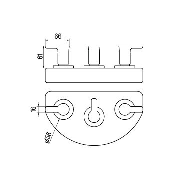 Grifería Piazza Logos Bidet Con Transferencia Baño 22304 1