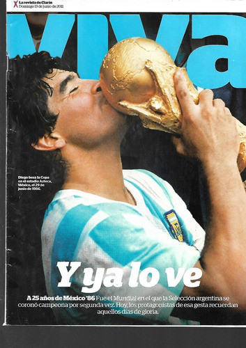 Revista Viva 2011 Maradona Mexico 86 Paola Krum Peteralfonso 0