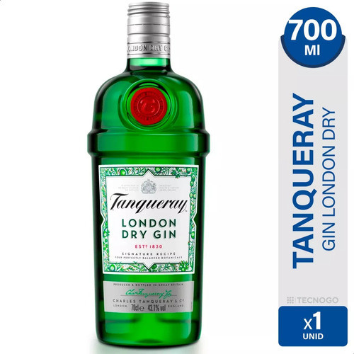 Gin Tanqueray 750ml London Dry Destilado 4 Veces - 01mercado 0