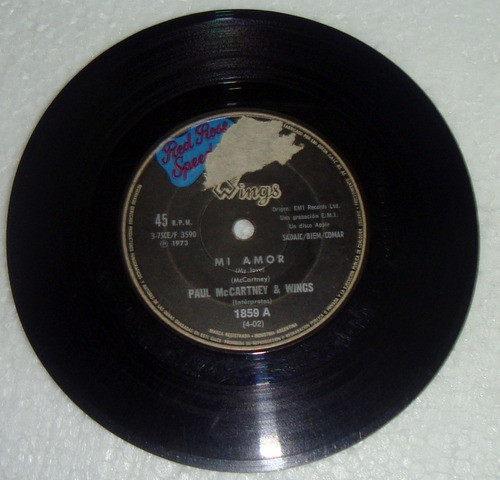 Paul Mccartney Wings Mi Amor / La Confusion Simple / Kktus 0