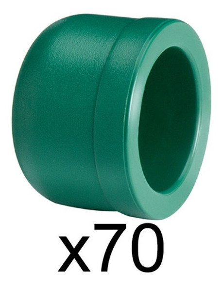 Tapa 40 Termofusion Verde Agua Tubofusion Caja X70u 1